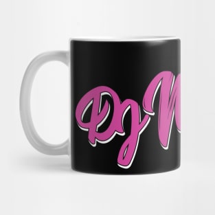 Pink and White Mike Marquez Mug